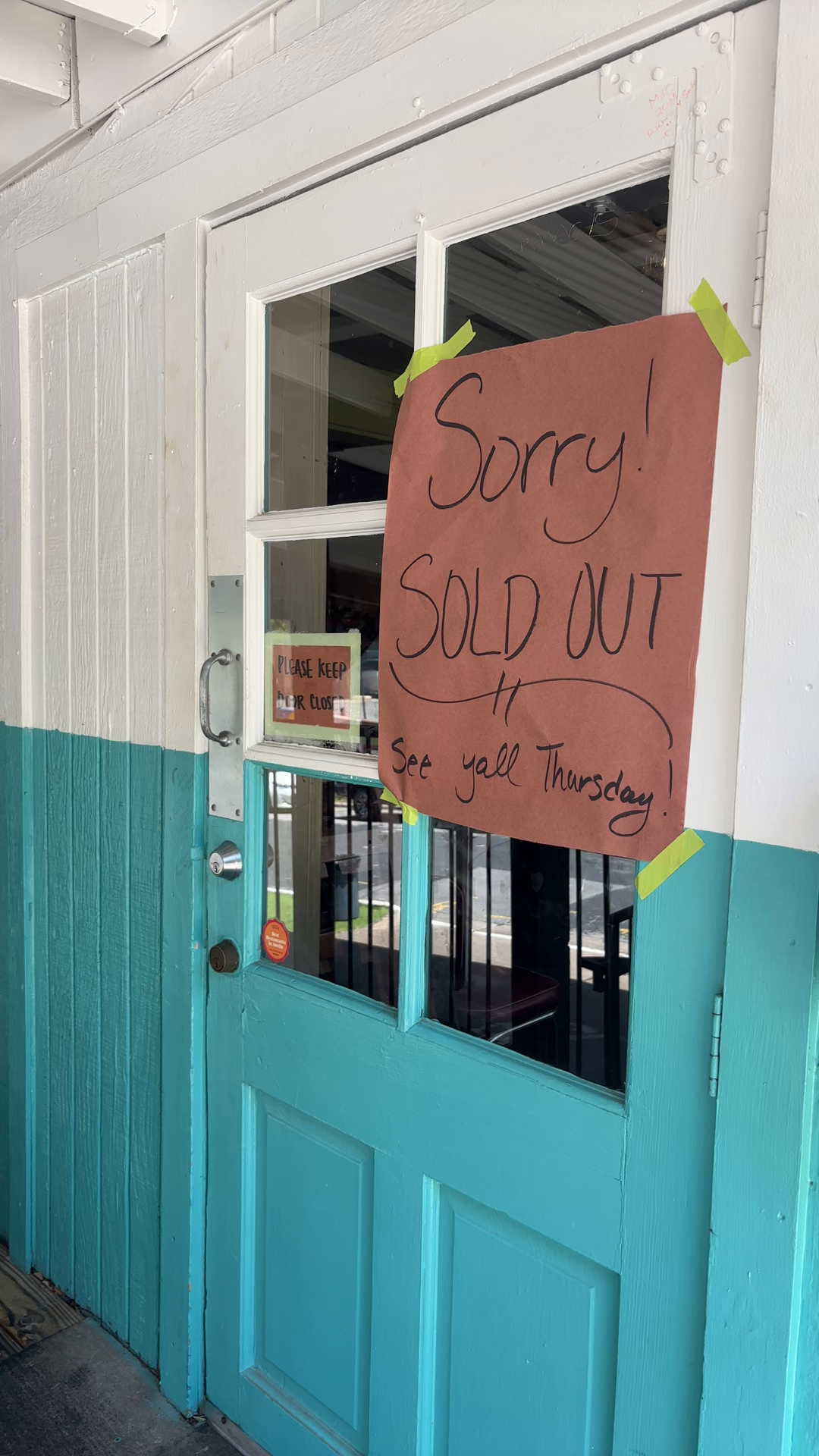 Franklin BBQ Sold Out