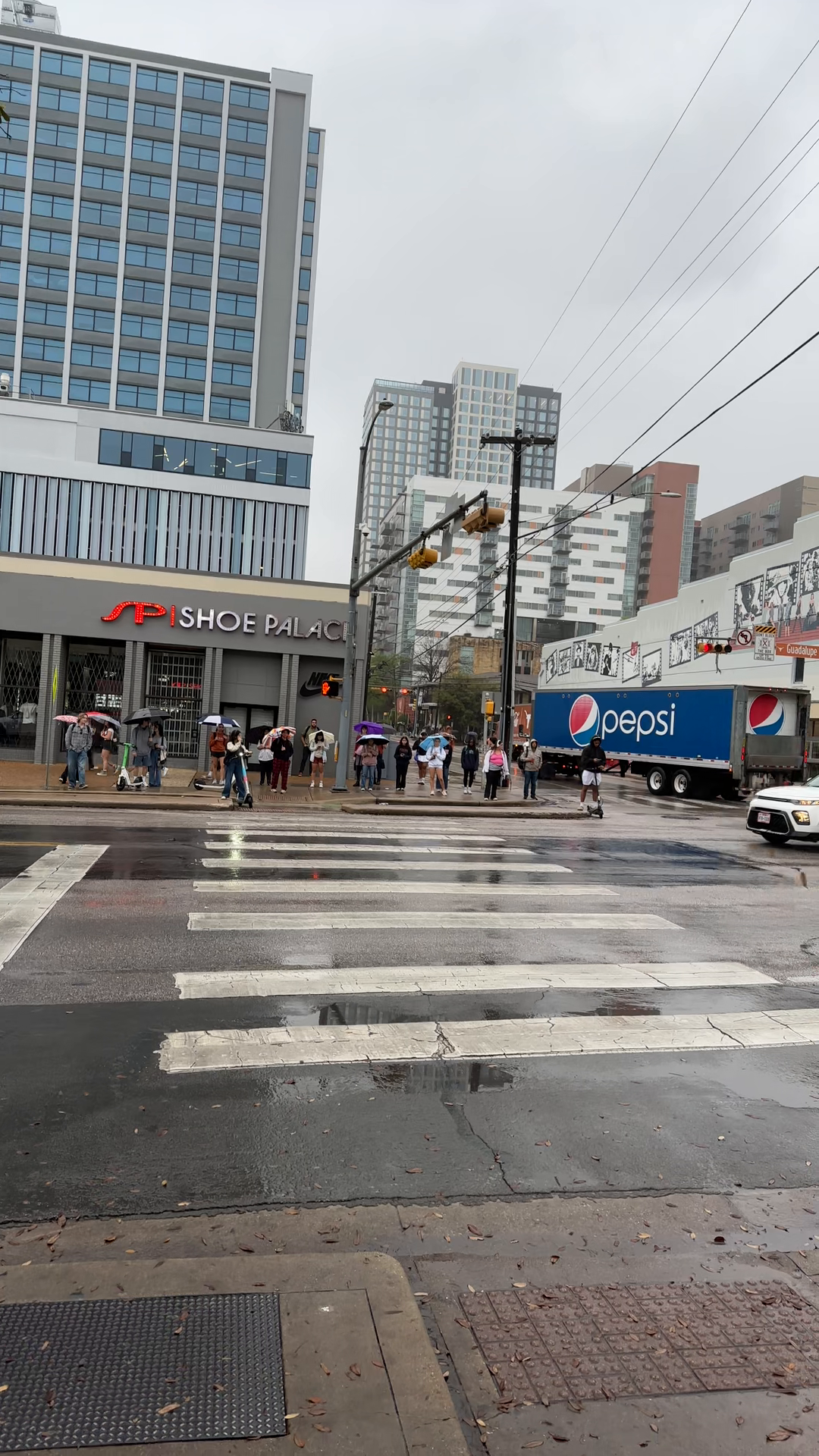 Rainy Campus Commute