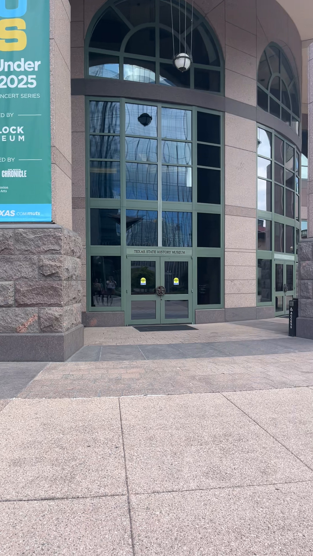 Empty Museum Entrance