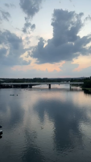 Cloudy Sunset in Austin