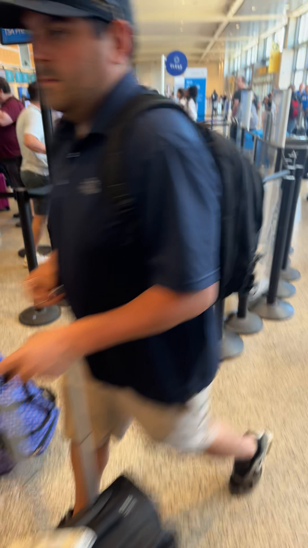Airport Security Rush
