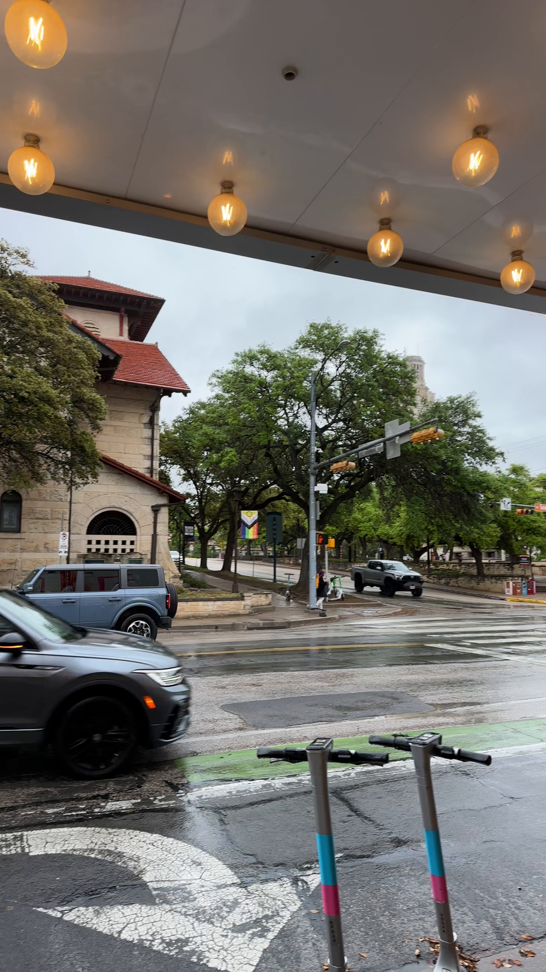 Austin Rain Scene