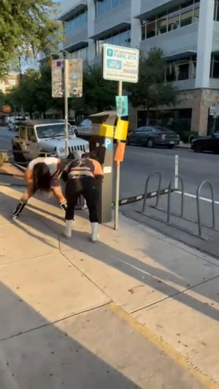 Sidewalk Scuffle